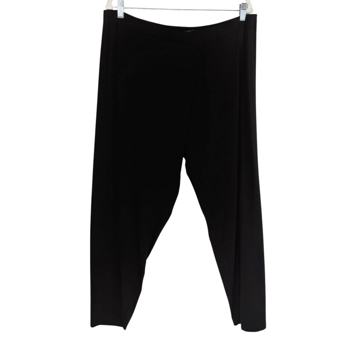 Eileen Fisher Slow Fashion Rayon Stretch Soft Comfort Wrap Waist Pants Large